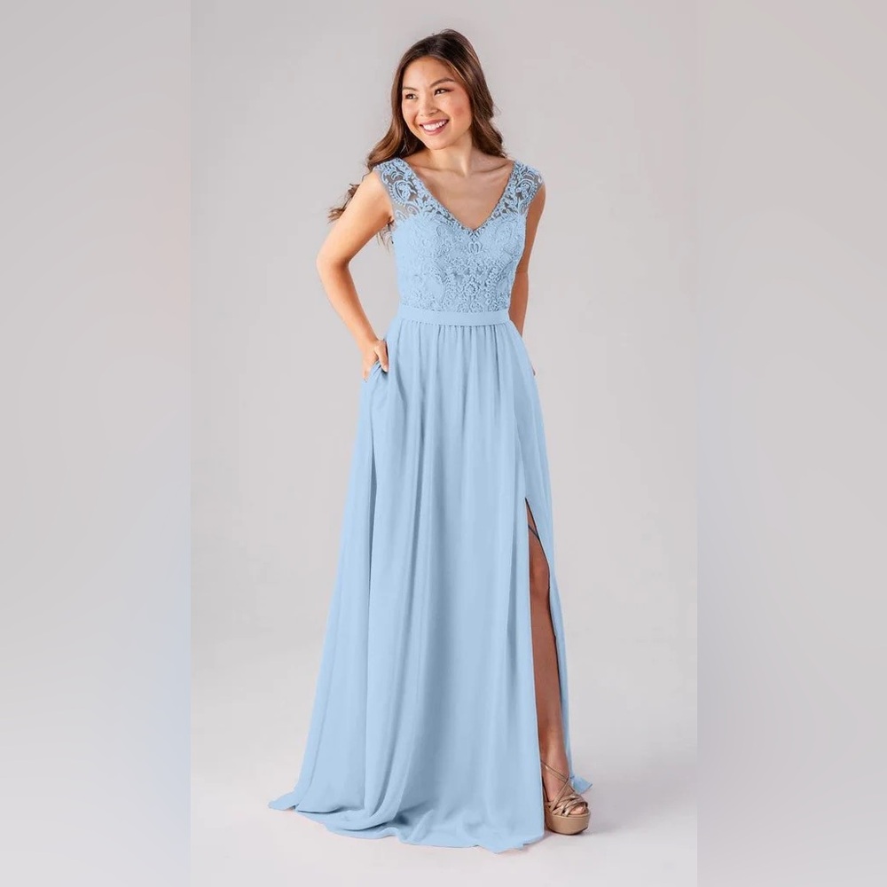 Elegant Sky Blue Gown